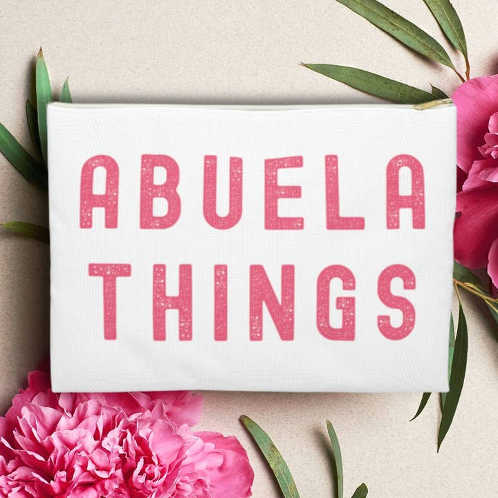Abuela Things Bag, jolie trousse à cosmétiques, trousse de maquillage et de beauté pour la vente par T O T A L I Z A D O R E S