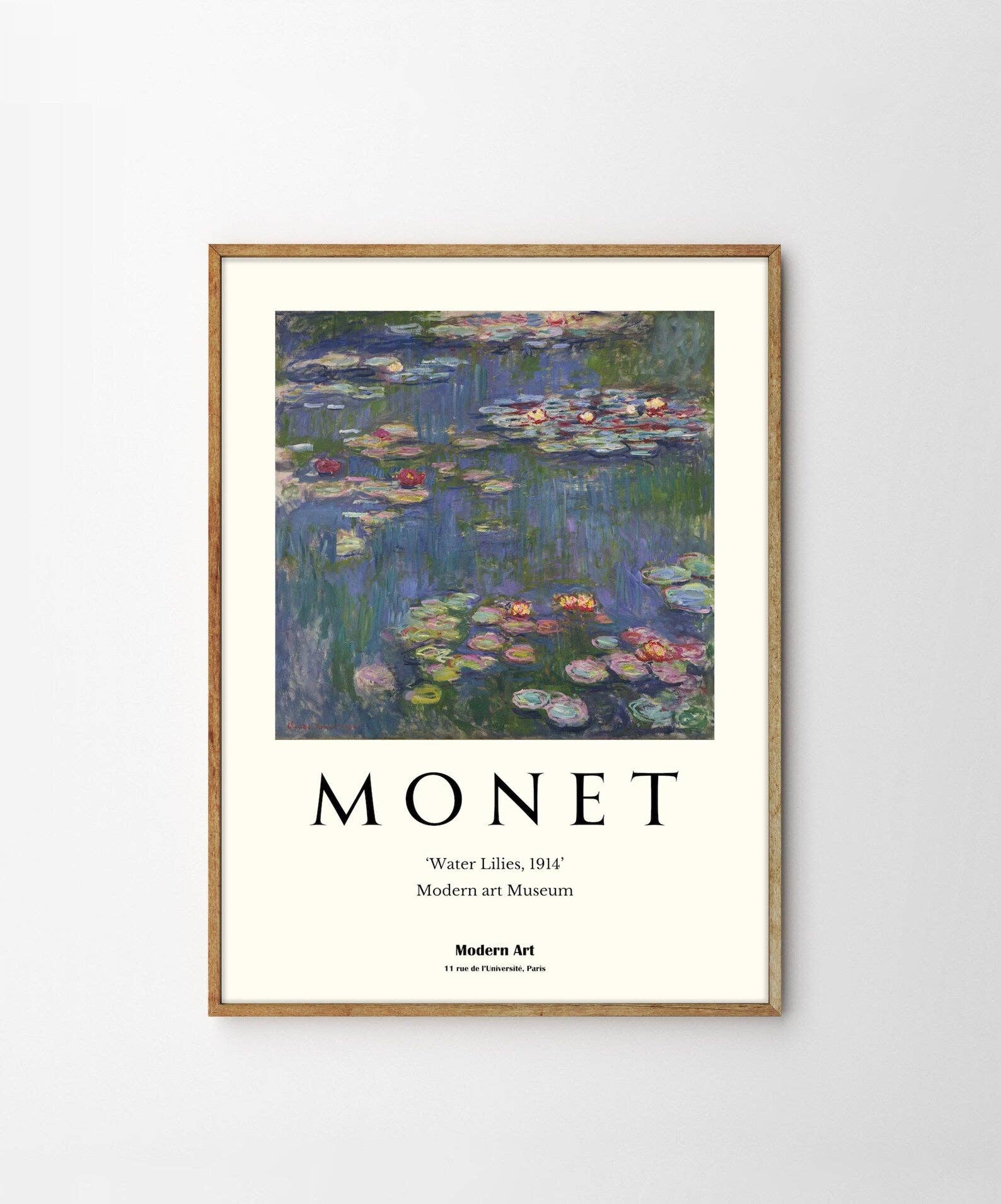 Gustave - Wholesale Art Print - Claude Monet, Water Lilies, 19140