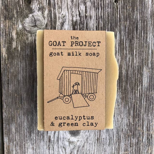 the GOAT PROJECT - Wholesale Bar Soap - eucalyptus green clay goat milk bar soap
