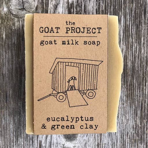 the GOAT PROJECT - Wholesale Bar Soap - eucalyptus green clay goat milk bar soap0