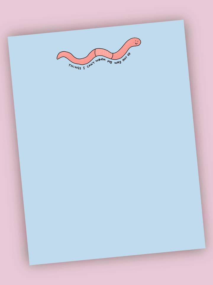 Things you can't wiggle your way out of for wholesale by Little May Papery