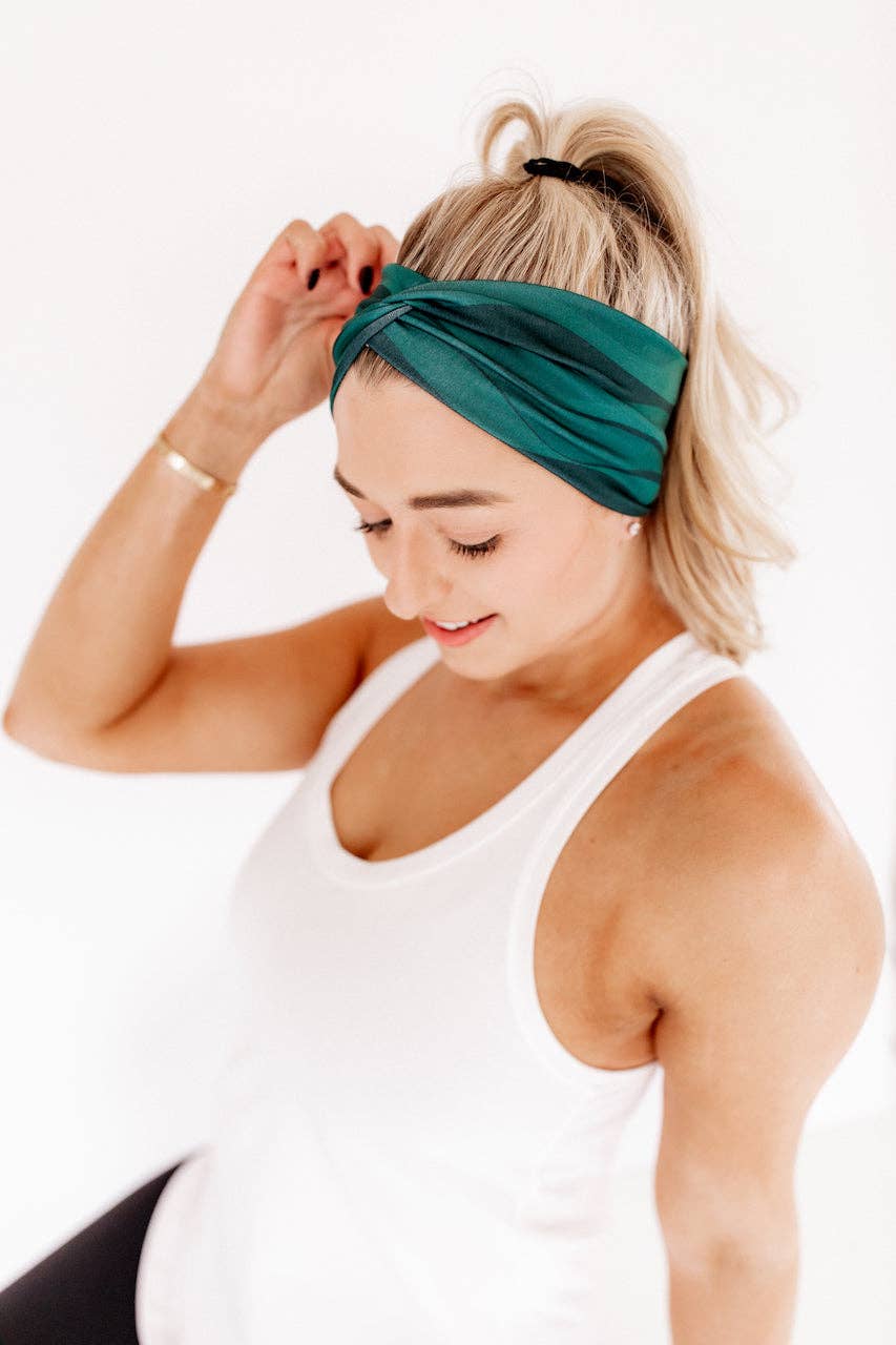 Lilac Market Headbands - Wholesale Fashion Headband - Women's - Emerald Flow1