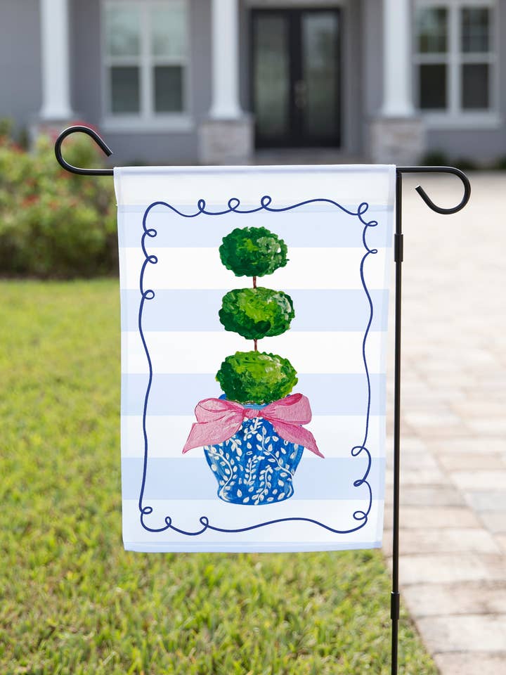 Sommerhaveflag - Finurlig lyserød sløjfe topiary for engroshandel hos The Navy Knot