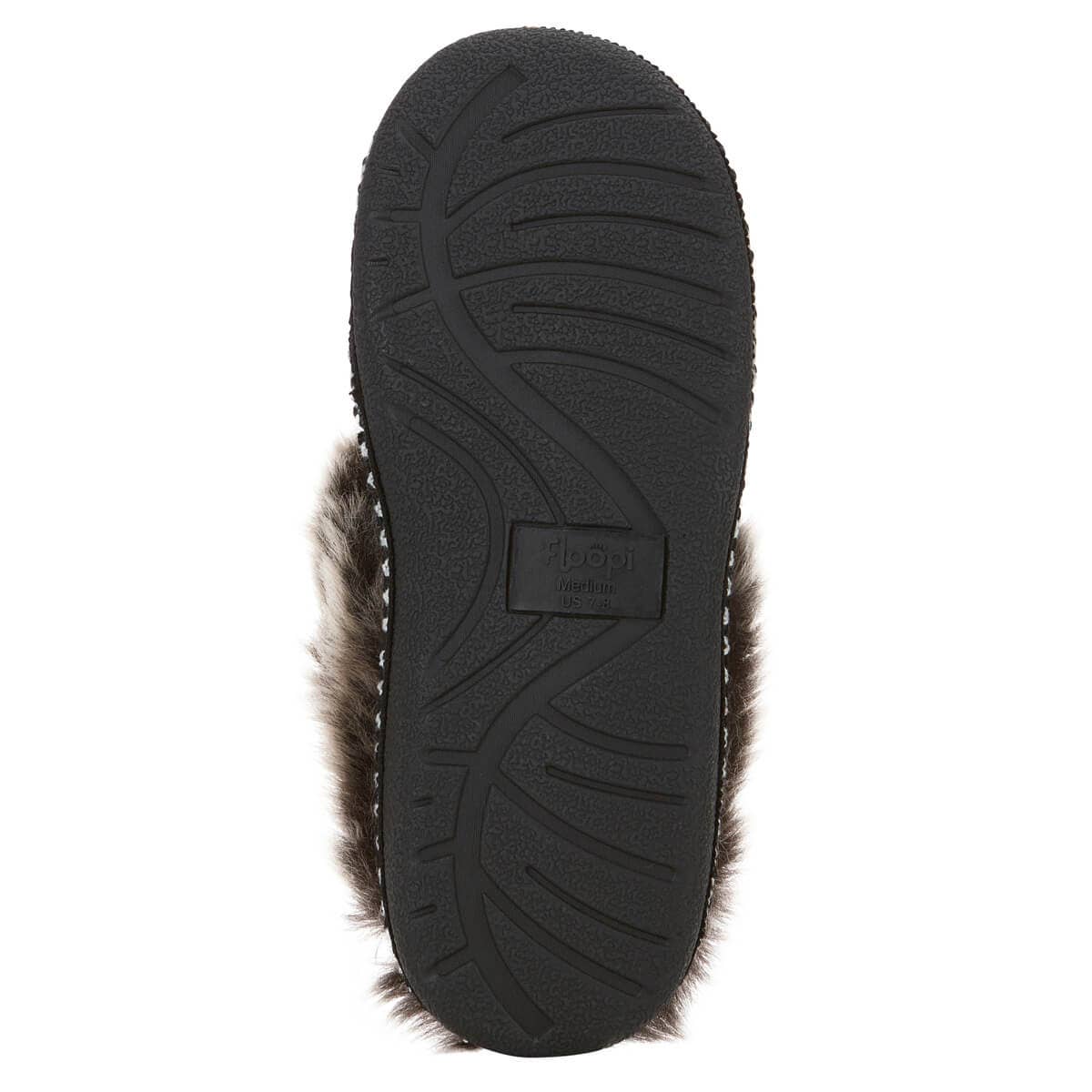 Floopi - Wholesale Pantoffels - Dames - Selene faux suede voor dames met Azteekse trim klomppantoffels4