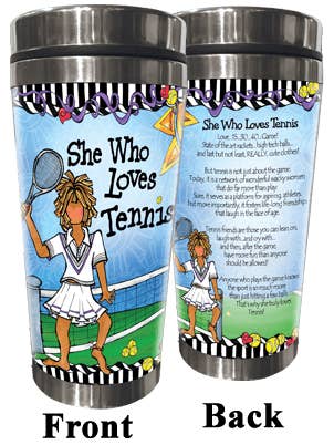 Tennis Stainless Steel Tumbler for wholesale by Suzy Toronto Wholesale