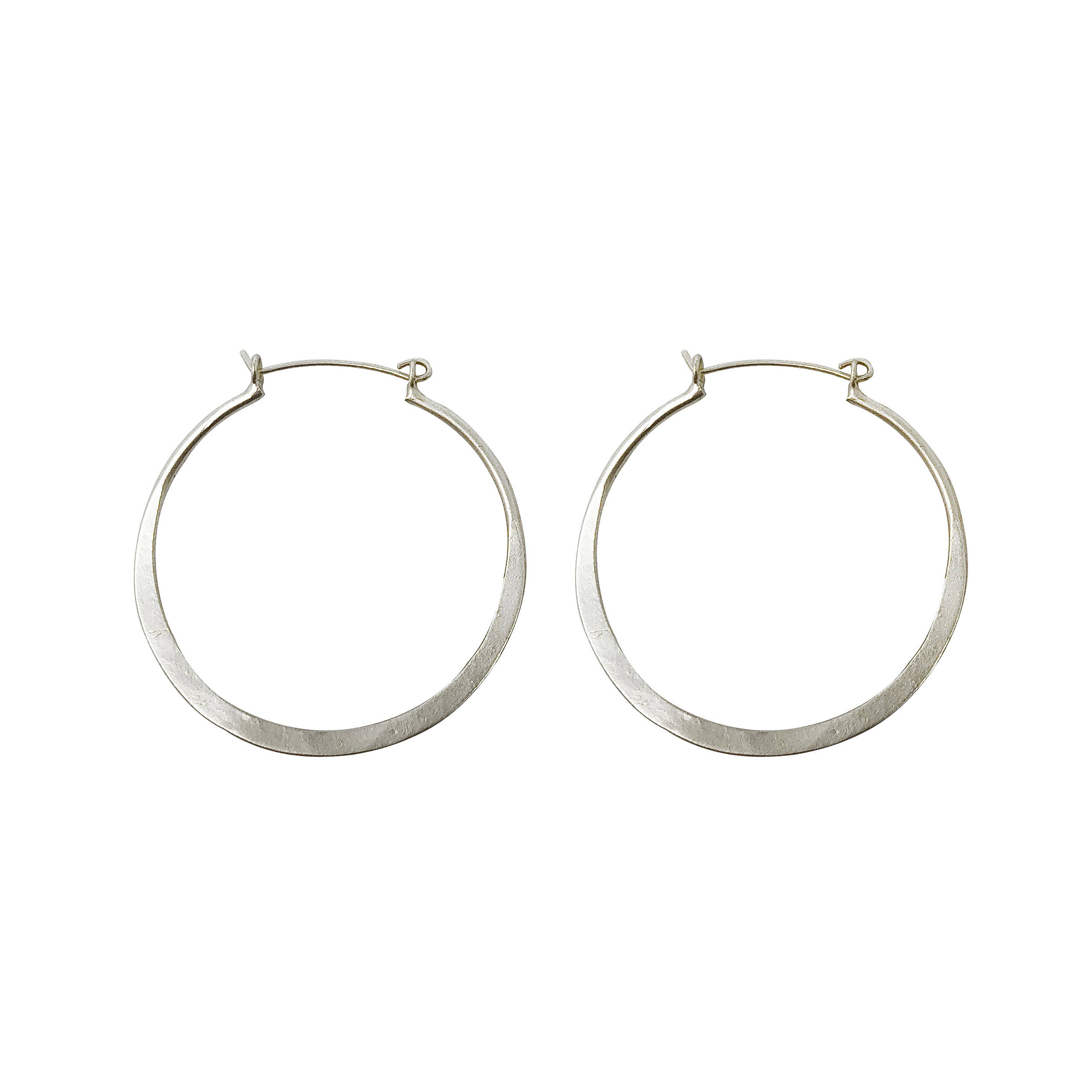 WorldFinds - Vente Créoles - Organic Hoops - Argent2