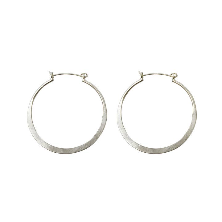 WorldFinds - Wholesale Hoop Earrings - Organic Hoops - Silver2