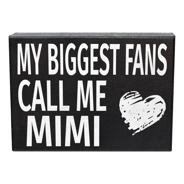 Panneau en bois My Biggest Fans Call Me Mimi ™️ pour la vente par JennyGems