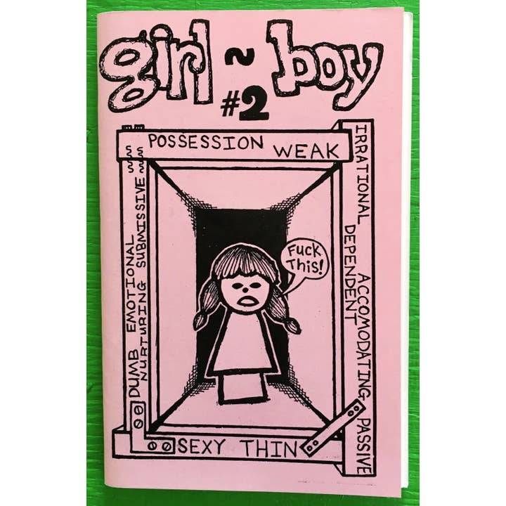 Girl / Boy Zine #2 for wholesale by Microcosm Publishing & Distribution