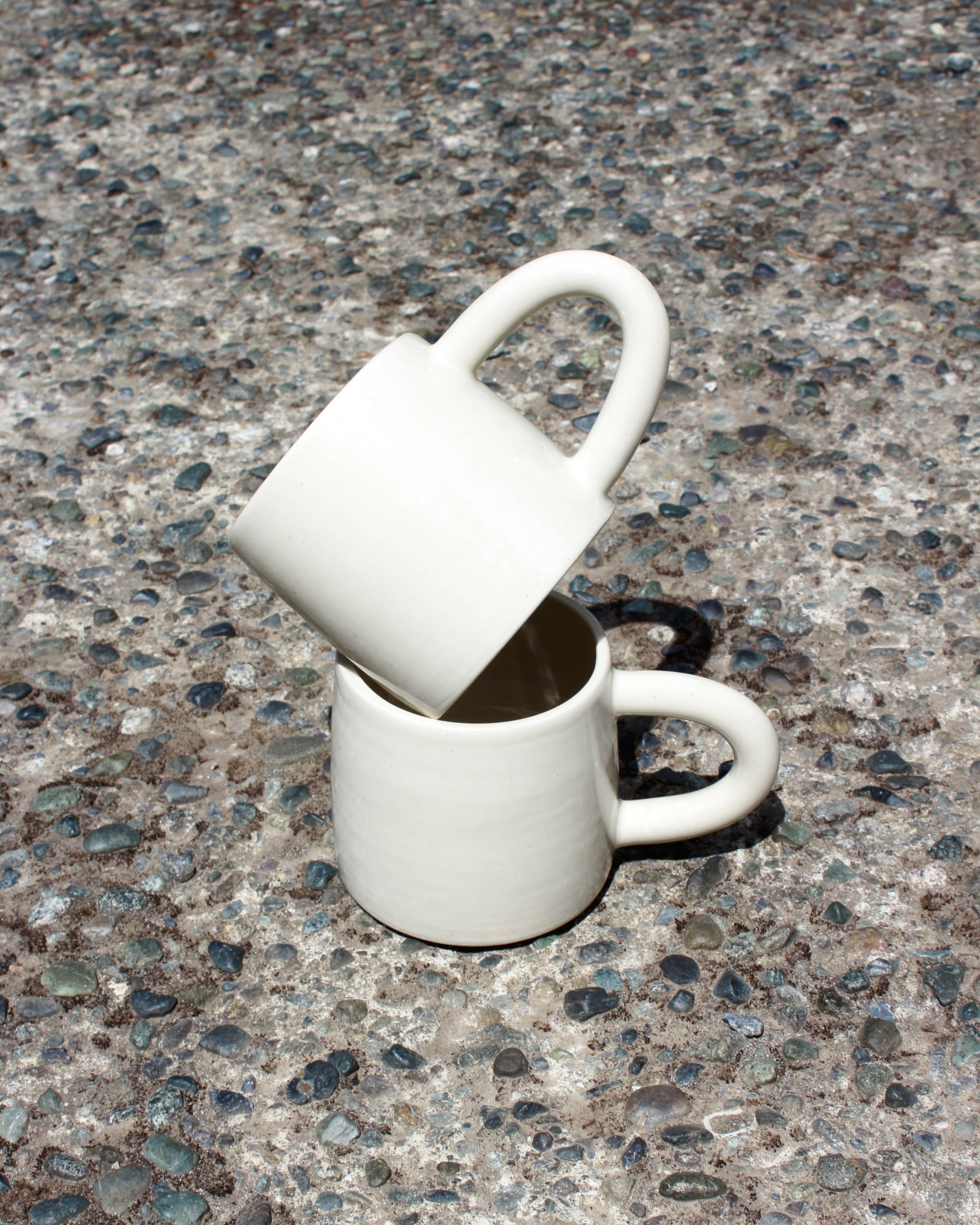 Natalya Jane Ceramics - Vendita all'ingrosso Tazza - Tazza in ceramica fatta a mano - Crema1