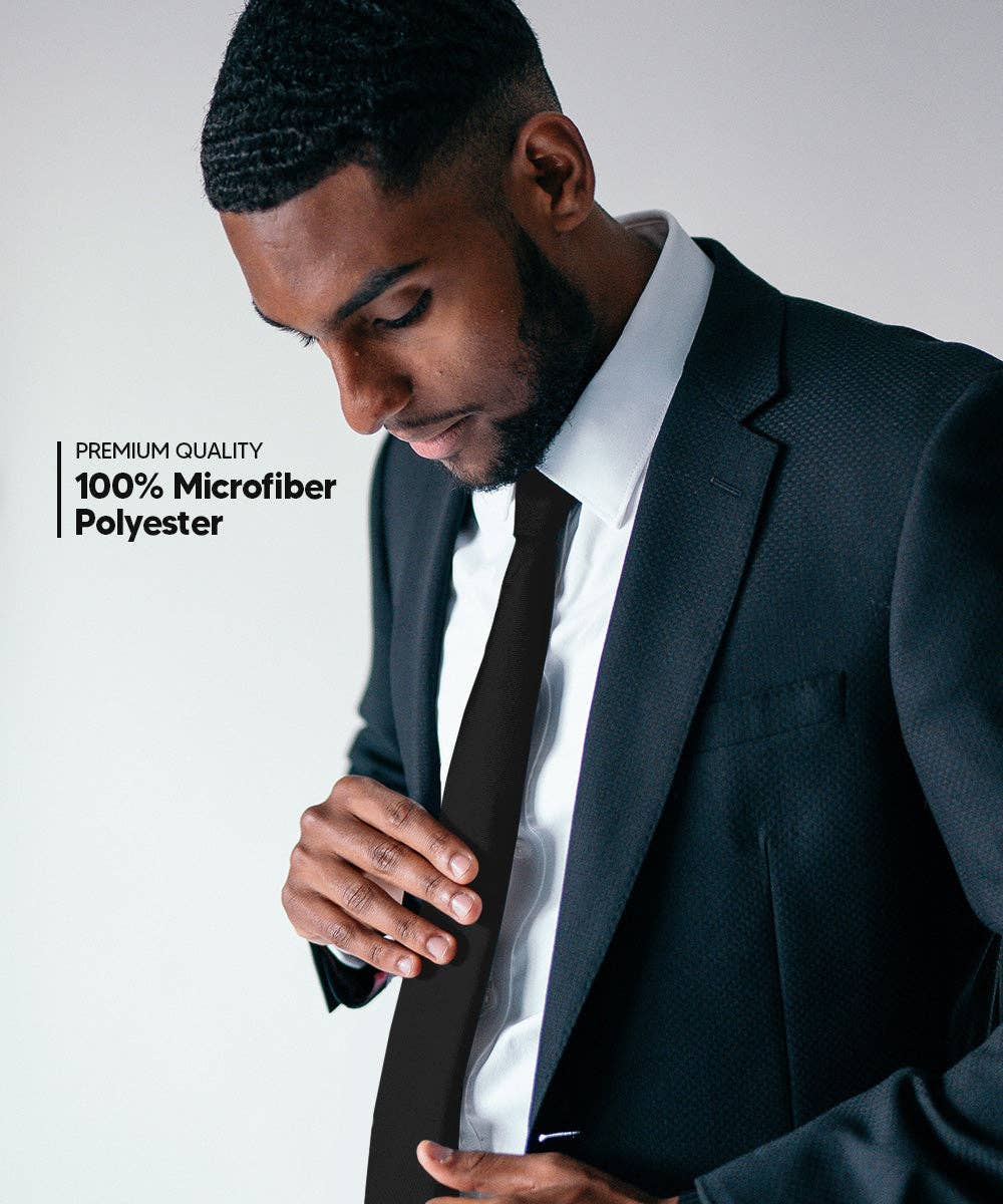 Dubal Brothers - Vente Cravate – homme - Cravate fine unie (4 paquets) par Vittorio Farina84