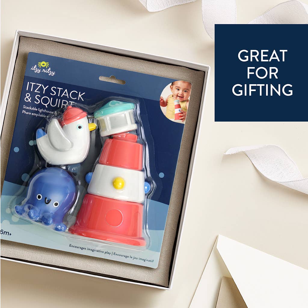 Itzy Ritzy Canada - Vente Jouet pour le bain – bébé - Itzy Stack & Squirt™4