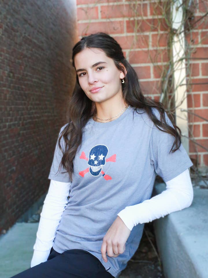 Vintage Private Label Original Tee - Grey for wholesale by SkulleTenn