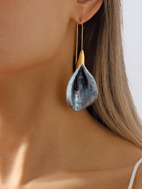 Pendientes colgantes con forma de flor para venta al por mayor de StyleGalX