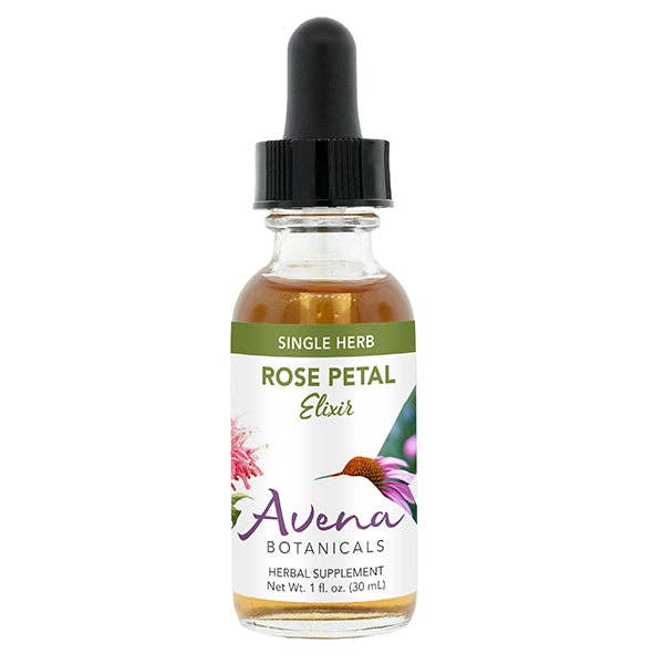 Rose Petal Elixir for wholesale by Avena Botanicals