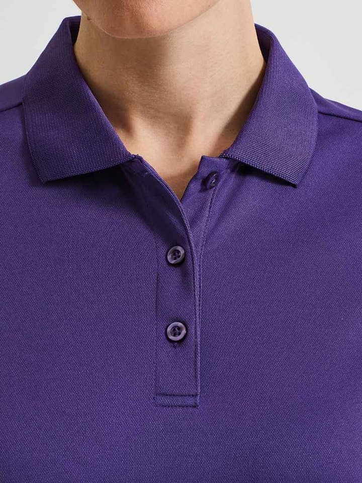 Premier - Dames Coolchecker® Piqué Poloshirt voor wholesale door Pierre Francis