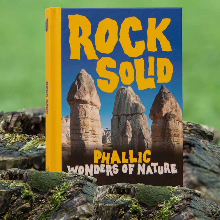 Rock Solid Phallic Wonders of Nature: Novelty Gift Book for wholesale by Boxer Gifts