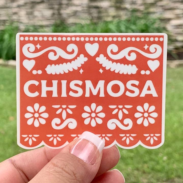 CHISMOSA: Papel Picado, MATTE, Vandafvisende Klistermærke for engroshandel hos Kalaka Tx