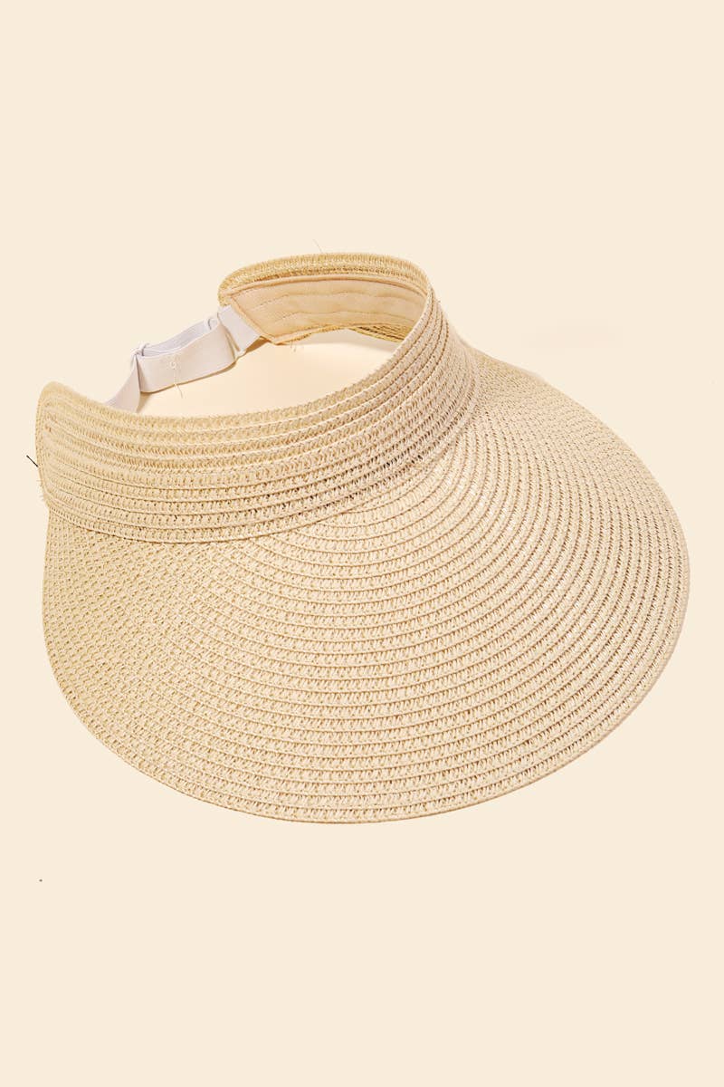Anarchy Street - Wholesale Visor - Women's - Natural Straw Fashion Visor7