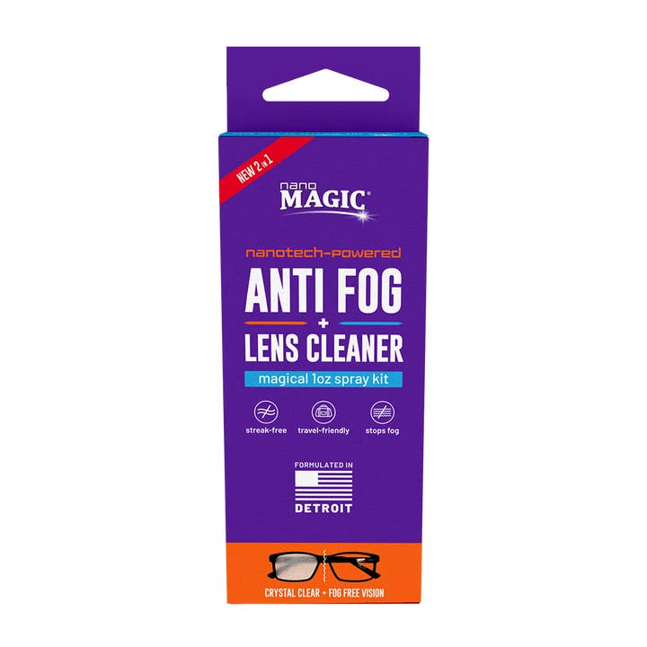 Nano Magic - Wholesale Lens Cleaner - Nano Magic 2in1 Anti Fog + lens Cleaner 1oz Kit