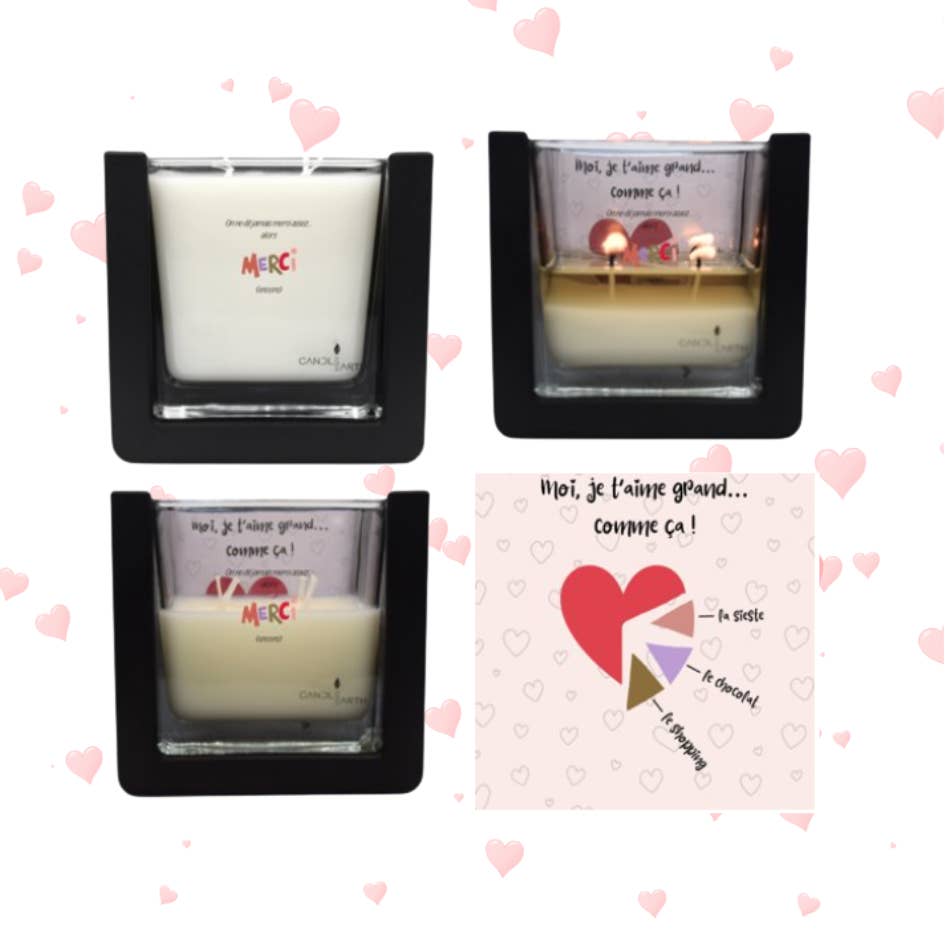 Candlearth - Wholesale Jar/Filled Candle - Scented surprise candle decoration - Thank youđź’•Friend - Humor 2