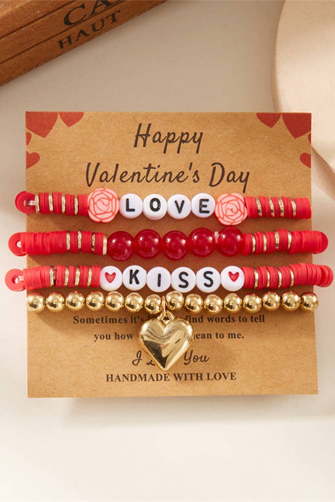 UNISHE - Vente Bracelets maillon et chaîne - Bracelet d'Amour de la Saint-Valentin ZK25342
