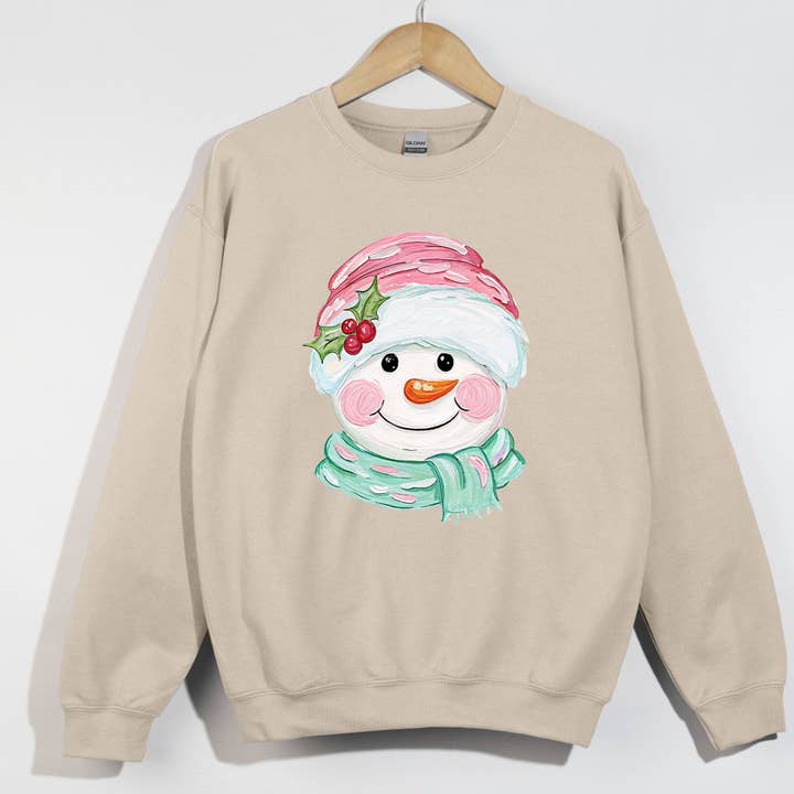 Bonhomme de neige peint pour la vente par Her Ever After