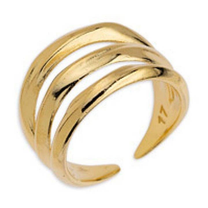 Indiana Triple Ring for wholesale by CozyDetailz