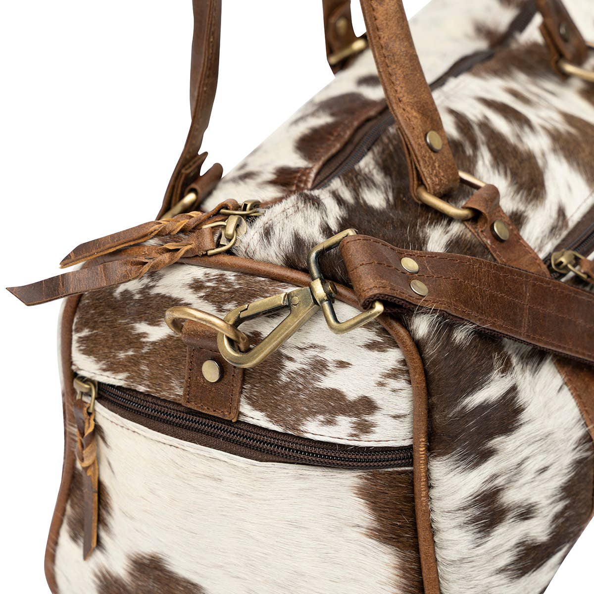 B.S. Trading Co - Wholesale Weekender Bag - Women's - Jr. Cowhide Duffel1