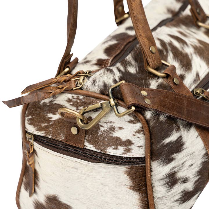 B.S. Trading Co - Wholesale Weekender bag – women's - Jr. Cowhide Duffel1