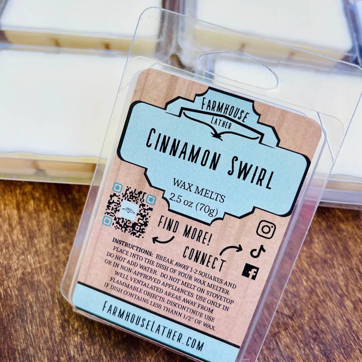 Vortice di Cannella - Cera da Sciogliere per la vendita all'ingrosso da parte di Farmhouse Lather