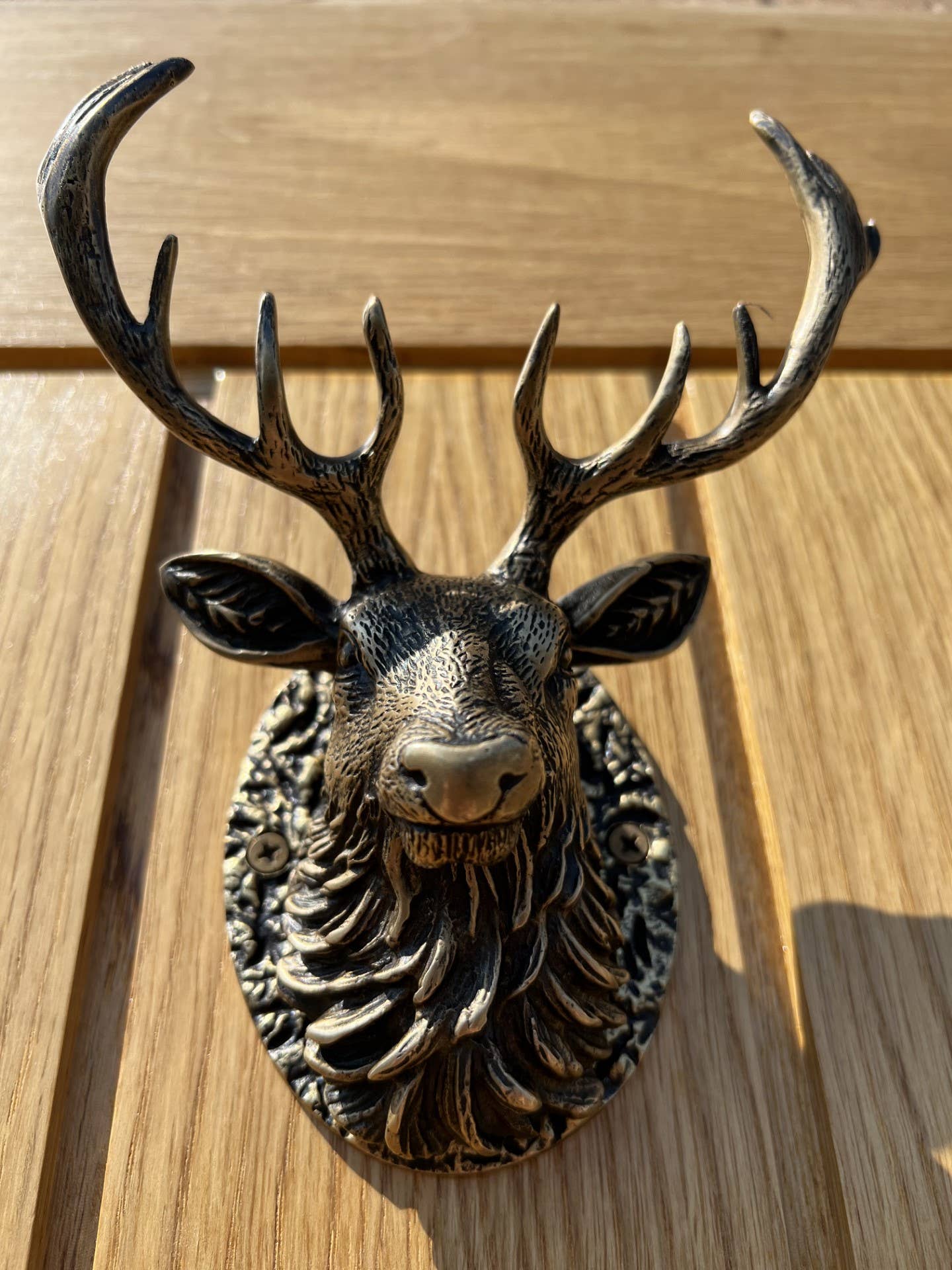 Brass bee - Wholesale Knob/pull - Stag Door Knocker - Heritage Finish4