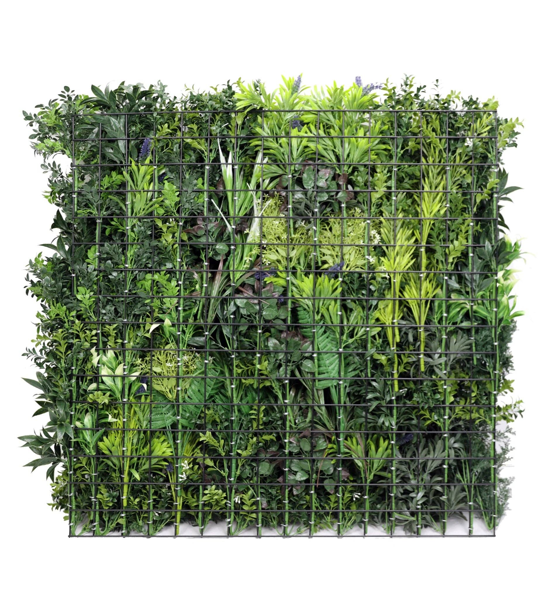 Designer Plants - Wholesale Artificial Plant - Tropical Forest Artificial Vertical Garden / Green Wall Panel 35" x 35" UV Resistant (Fire Retardant)3