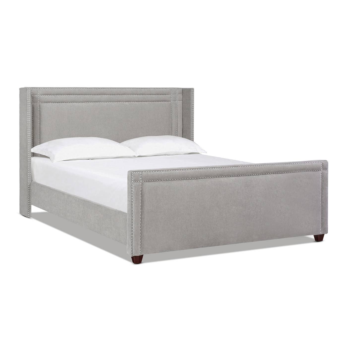 Jennifer Taylor Home - Wholesale Bed - Elle Wingback Upholstered King Bed0