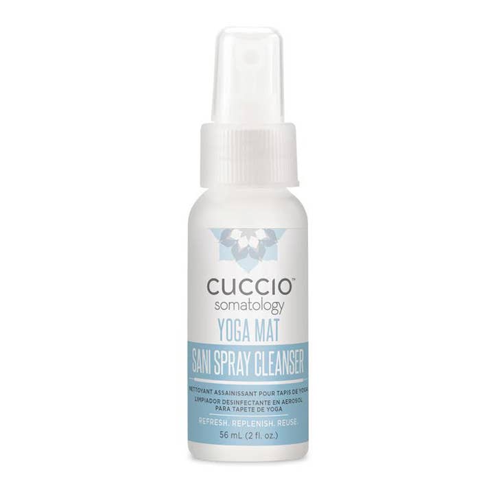 Cuccio - Wholesale Yoga Mat Cleaner - YOGA MAT SANI SPRAY CLEANSER