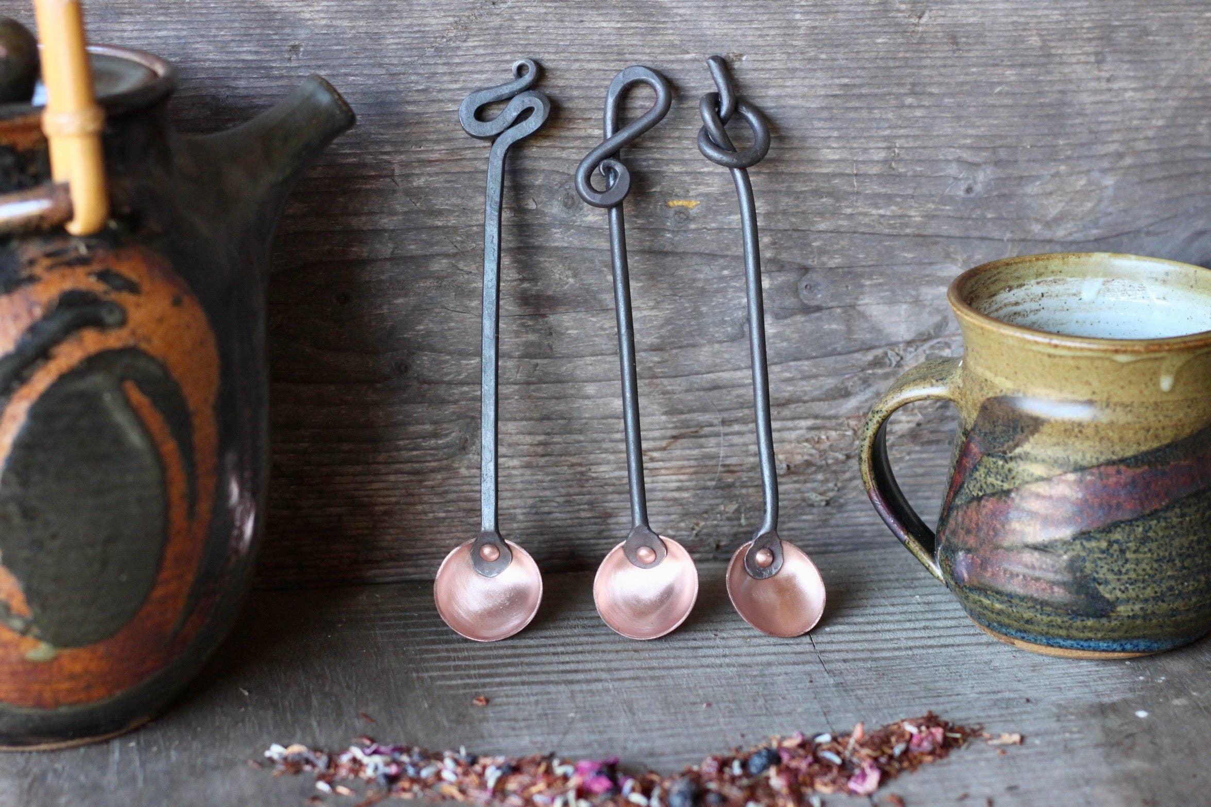 Wicks Forge - Wholesale Measuring Spoon - Copper and Steel Teaspoons (1 Tsp)7