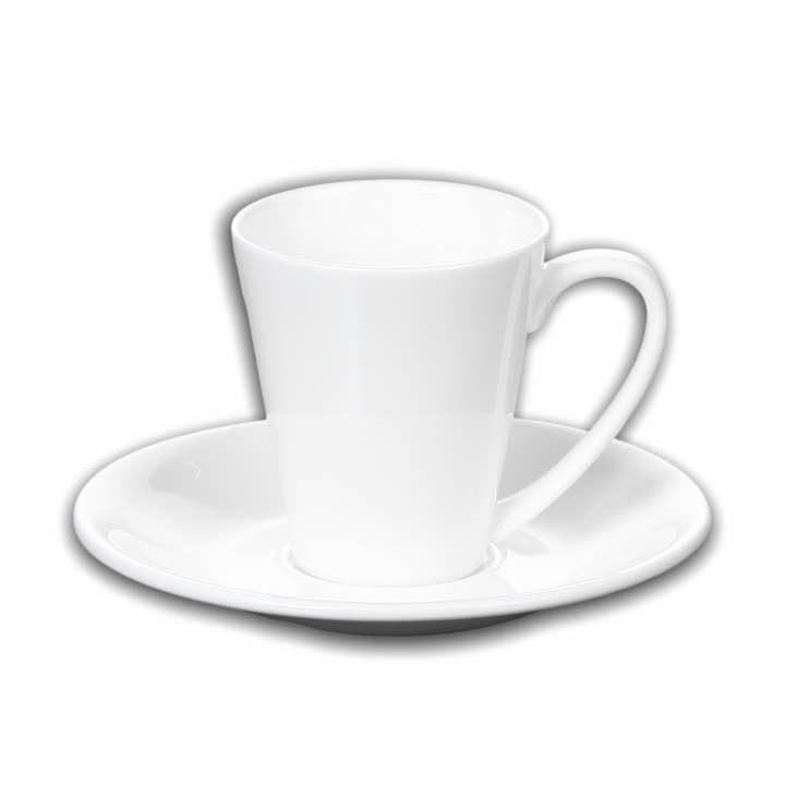 Ensemble de 2 tasses à café et soucoupes dans une boîte de couleur WL‑993054/2C pour la vente par Wilmax Europe