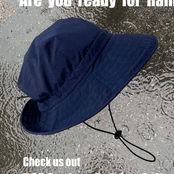 DCP Designs - Wholesale Bucket Hat - Women's - Rain Hat: Rainbrella Hat Code HCC-NWR3