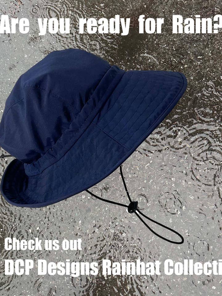 Rain Hat: Rainbrella Hat Code HCC-NWR for wholesale by DCP Designs