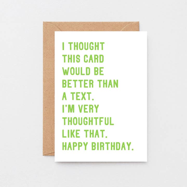 SixElevenCreations – wholesale Birthday card – Funny Birthday Card1