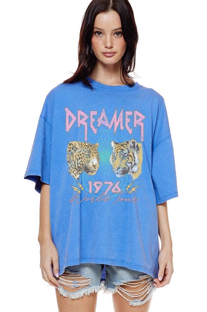 COBALT Dreamer World Tour Graphic S/S Impact Mineral Wash Tee for wholesale on Faire0