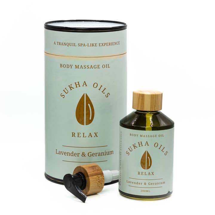 Relax 200ml x6 Pack, Joint Massage Oil, Camphor & Clove for wholesale by Merocoat UK