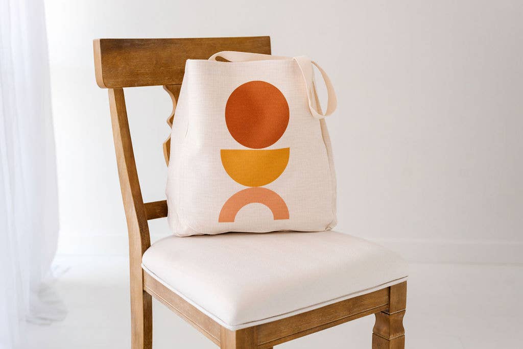 AURE - Wholesale Tote Bag - Women's - Large Modern Boho Geometric Tote,Christmas Gift