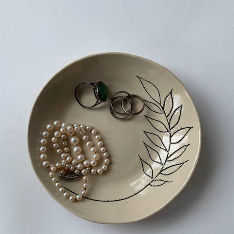 CSF Ceramics - Wholesale Jewellery dish - Ring Bowl: Ash1