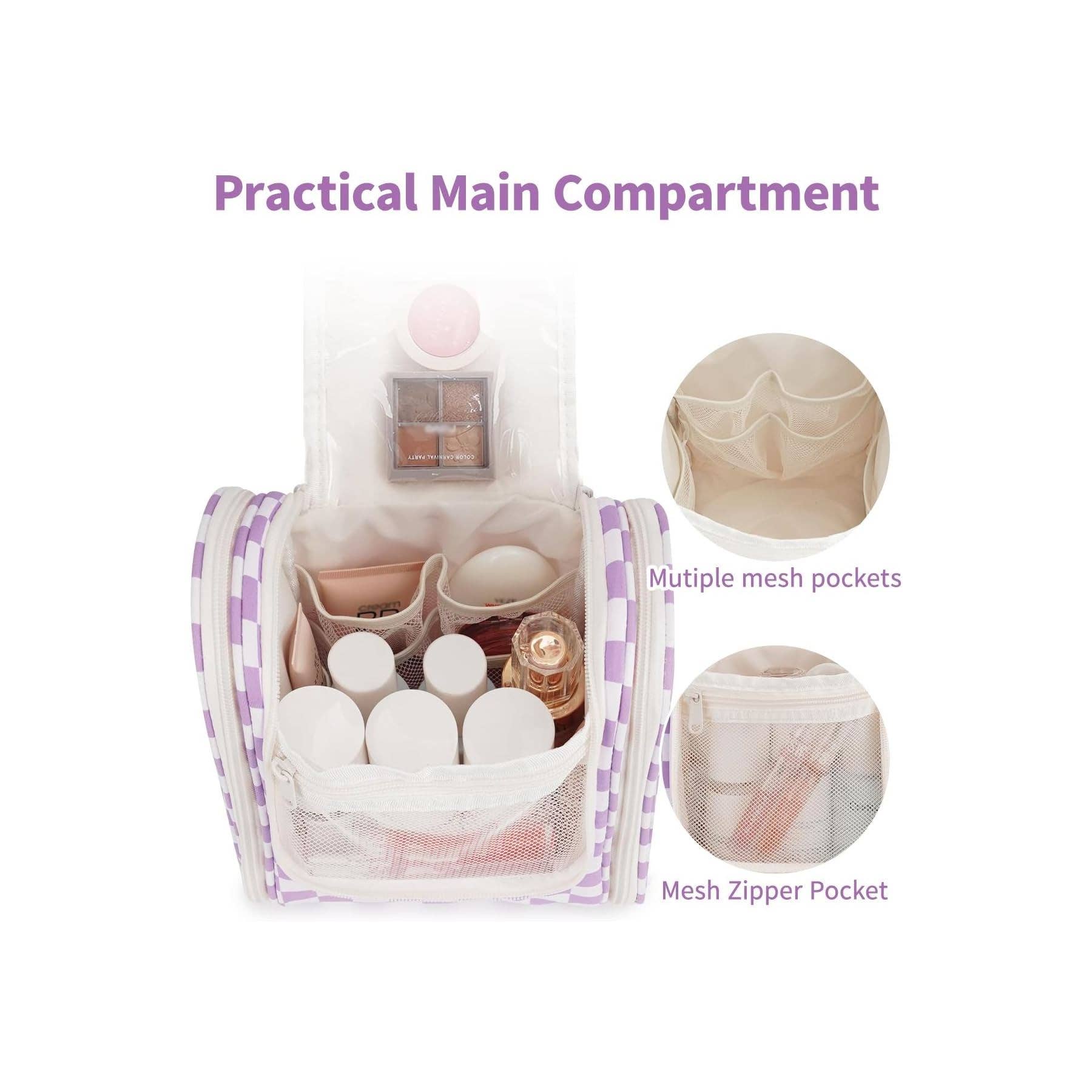 wandf - Wholesale Toiletry Bag - Women's - Hanging Travel Toiletry Cosmetic Bag for Women116