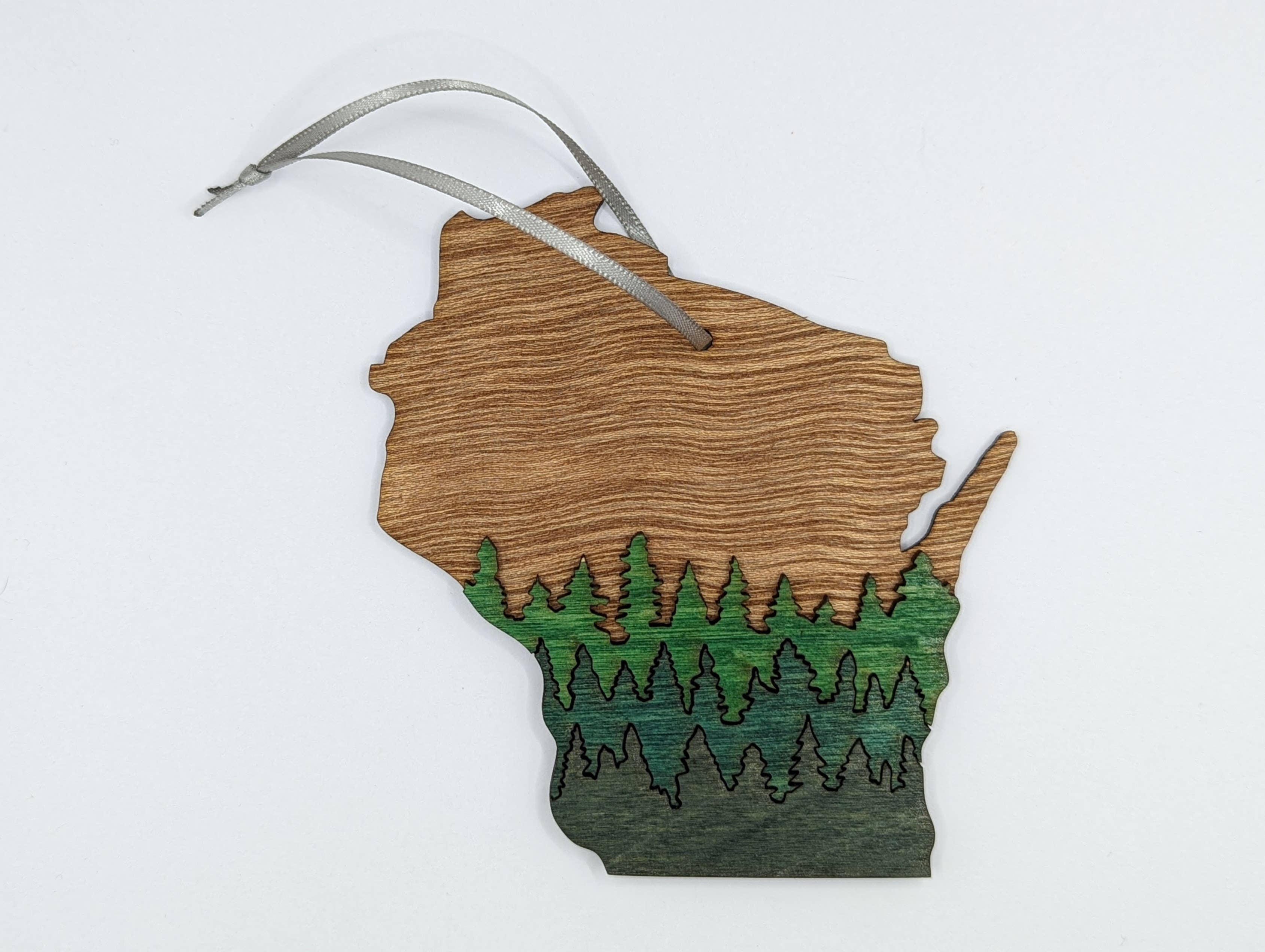 Knit and Nailed - Wholesale Ornament - Wisconin Wood Ornament Art 5" varieties25