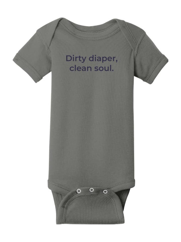 Sock Religious - Wholesale Bodysuit (Non-Footed) - Baby - Dirty Diaper, Clean Soul Onesie13