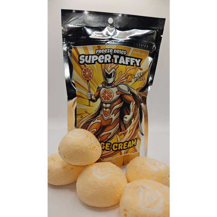 Sweet Faze LLC - Wholesale Taffy (zachte toffee) - Vriesdroog Super Taffy | Sinaasappelroom - Groothandel3