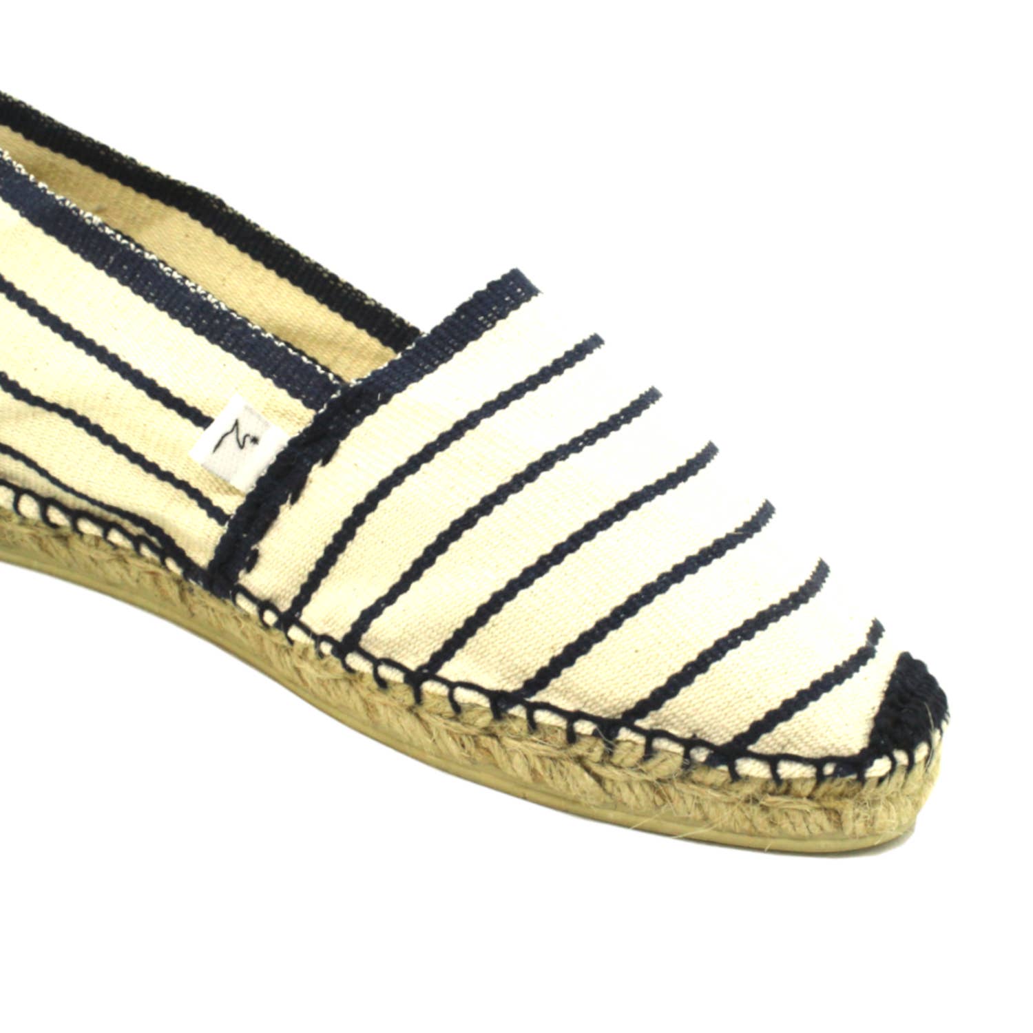 Zétoiles Dessine-moi une espadrille – Großhandel Sandalen – Unisex – Espadrille Algabi in Ecru und Marineblau1