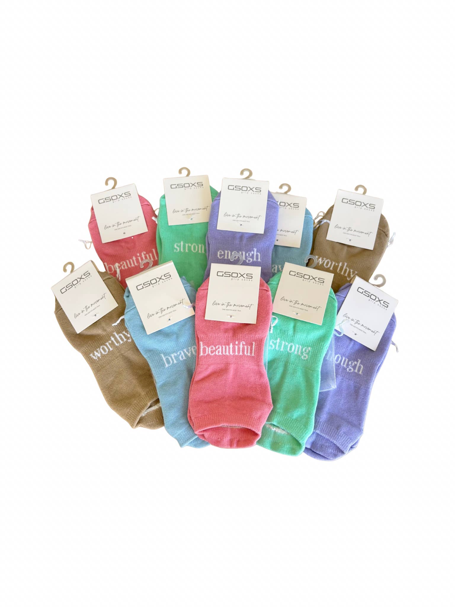 GSOXS - Wholesale Socks - Women's - Self Love Grip Socks - Restock Bundle